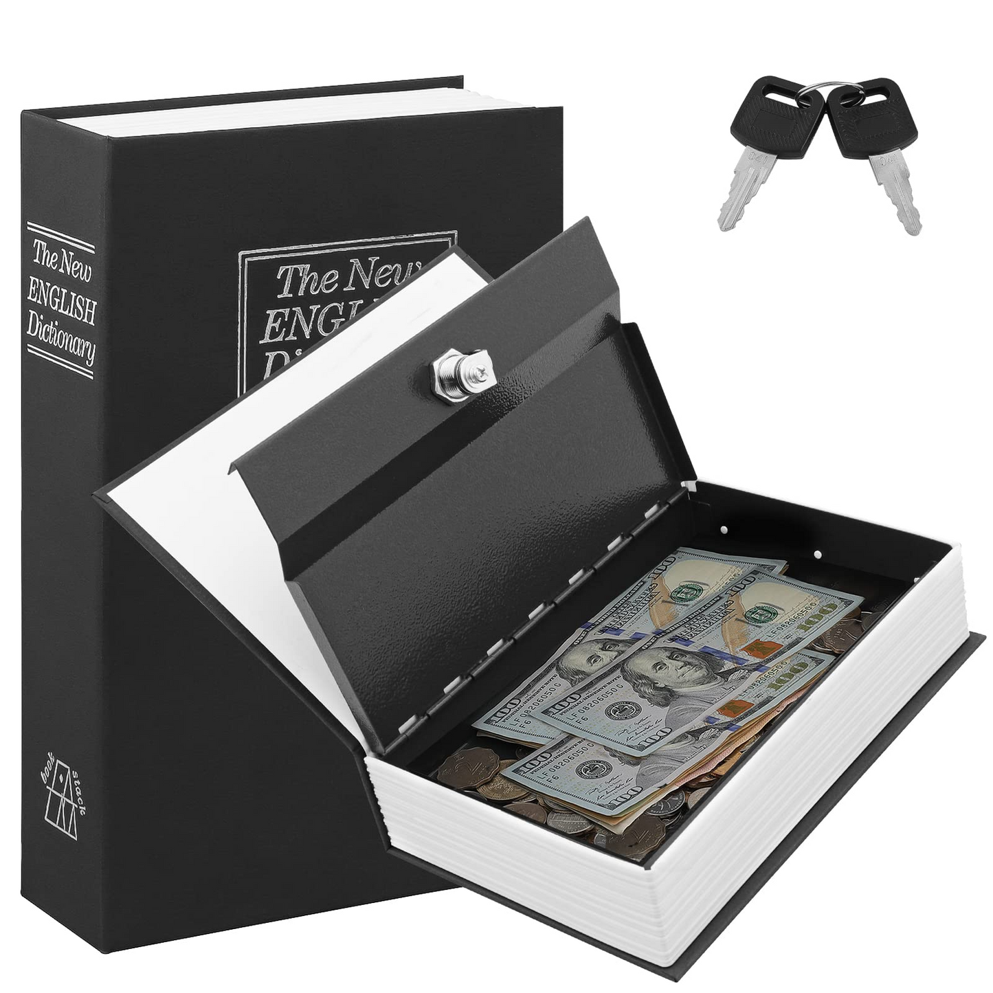 Coffre fort secret en forme de livre
